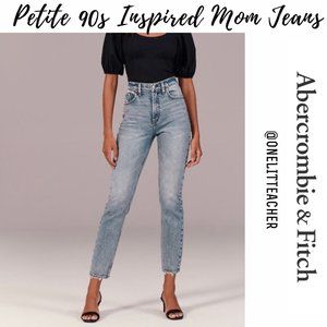 Abercrombie & Fitch Curve Love High Rise Mom Jeans
